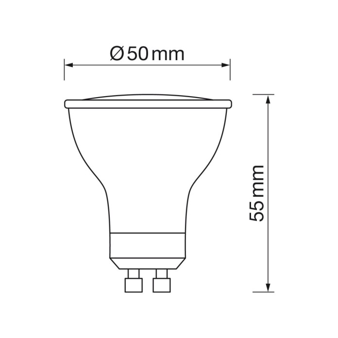 GU10 6W led 3000k