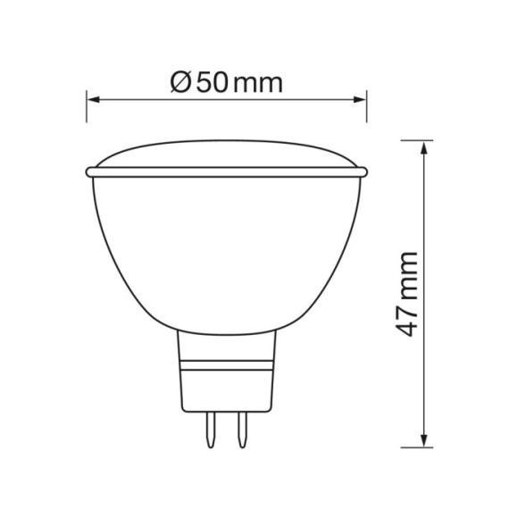 MR16 6W led (220V) 3000k