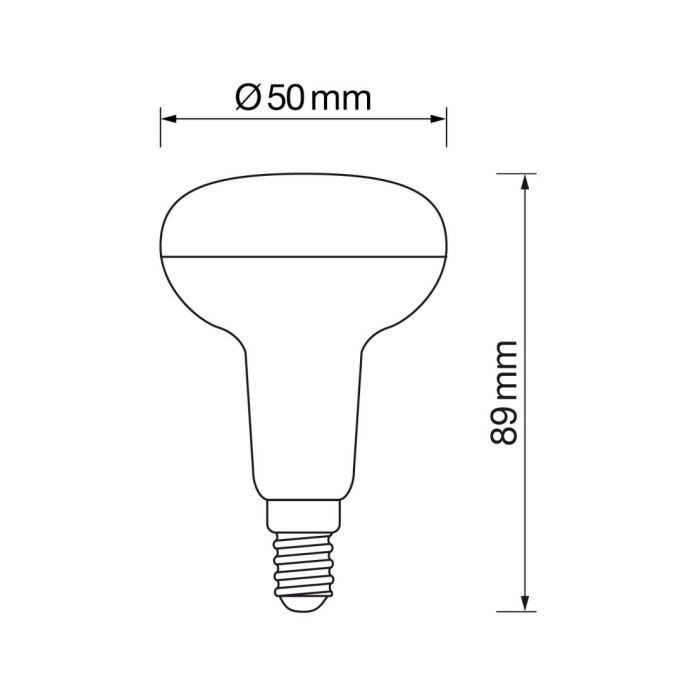 Reflectora R50 E14 5W led 4000K