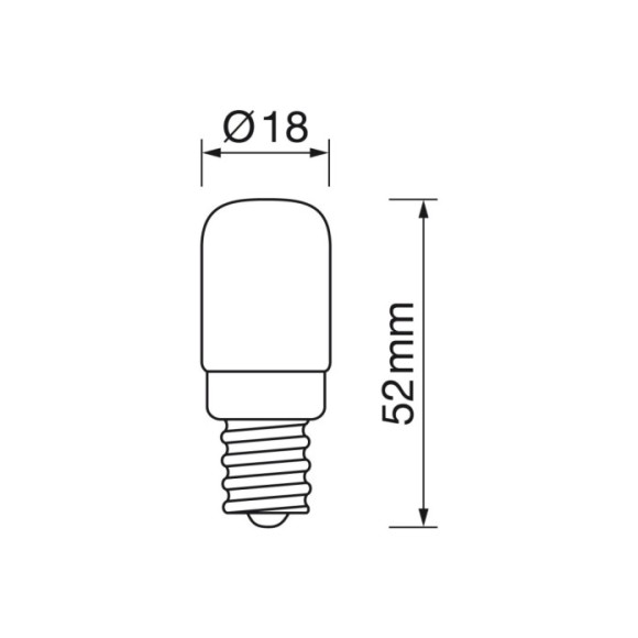 Pebetero E14 3W led 4000K