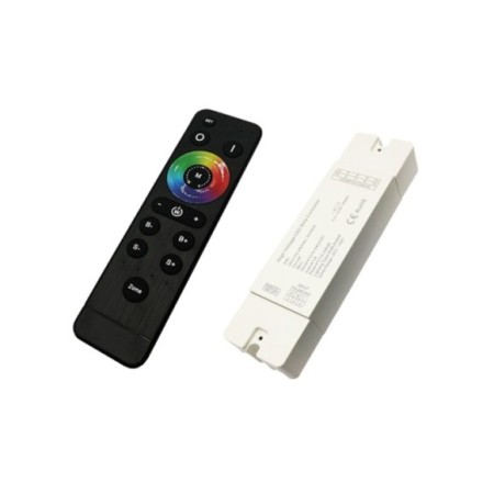 Kit controlador con mando RGB y RGBW. 4 canales. 1A / canal