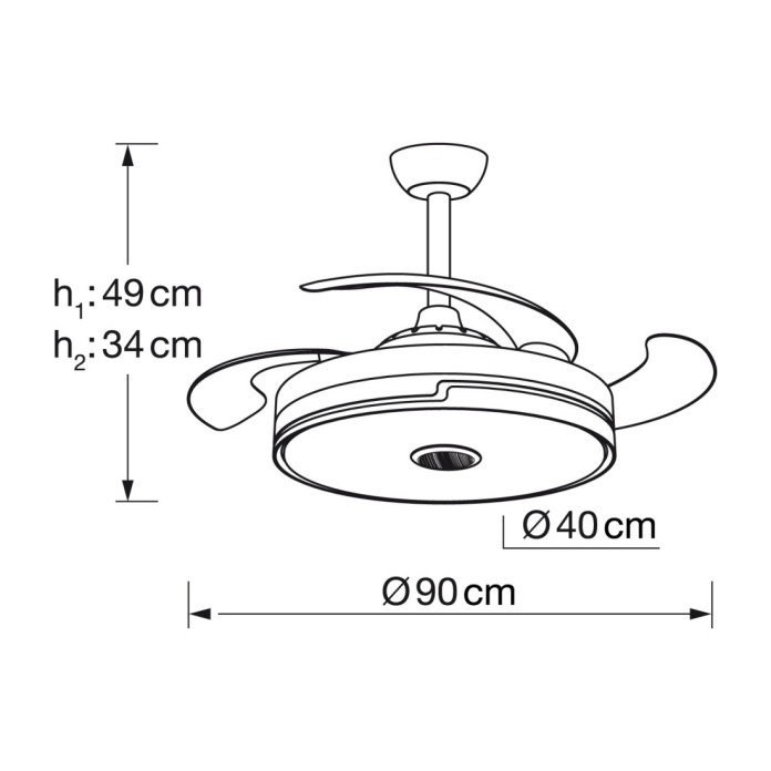 Ventilador Minidestroy musical