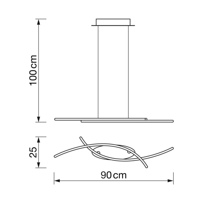 Lámpara colgante 50w