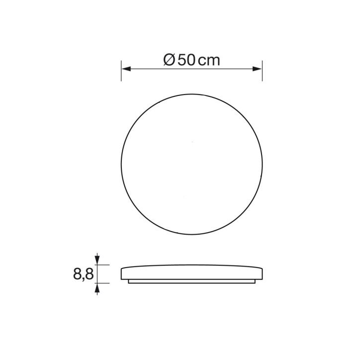 Plafón Talco 50 Musical