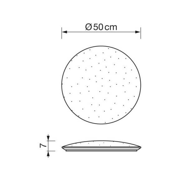 Plafón Cuarzo Basic
