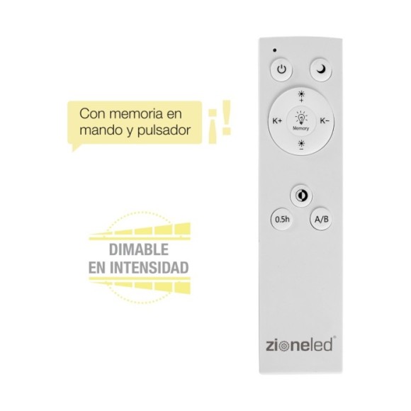 Plafón Talco Basic Dimable