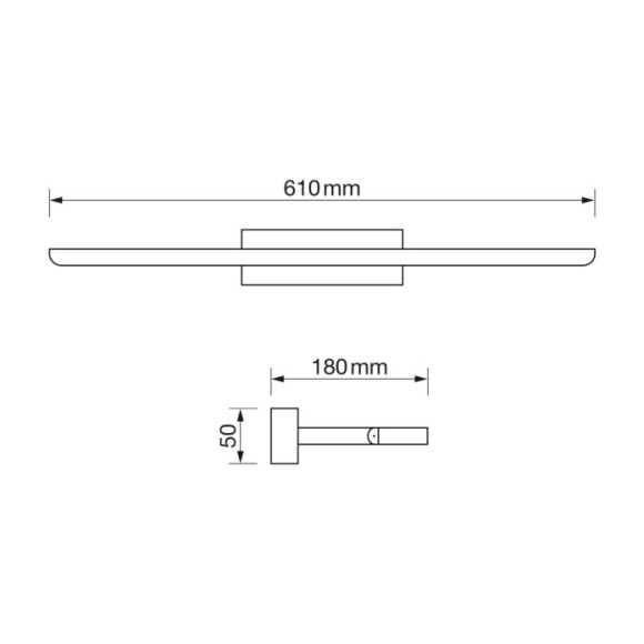 Aplique de baño 24W 4500K