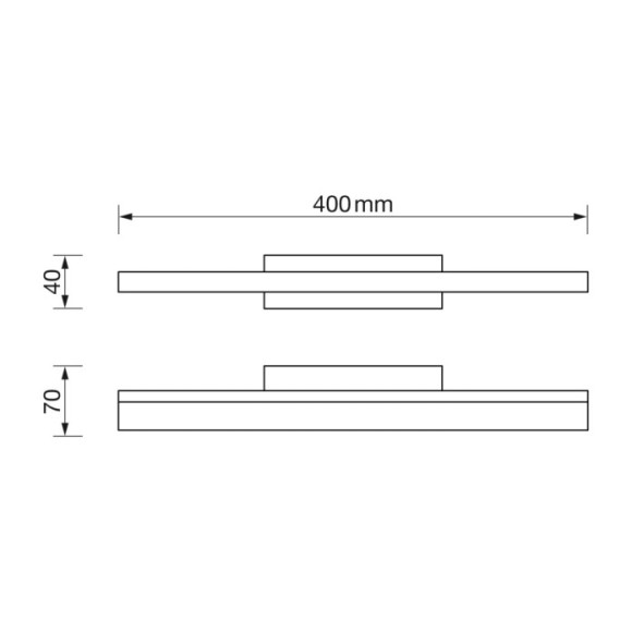 Aplique de baño 9W 4500K