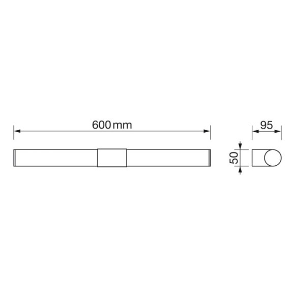 Aplique de baño 24W 4000K