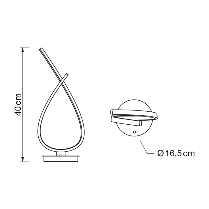 Sobremesa 12W dimable
