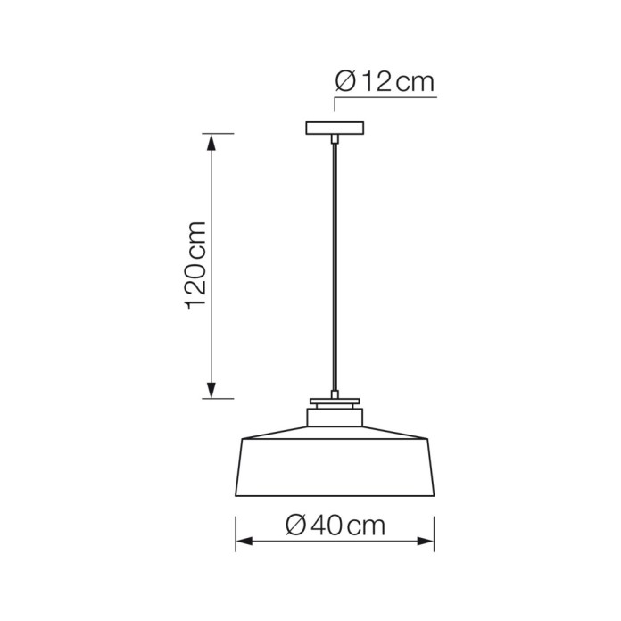 Lámpara colgante
1xE27