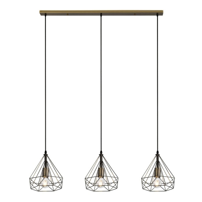 Lámpara colgante3xE27