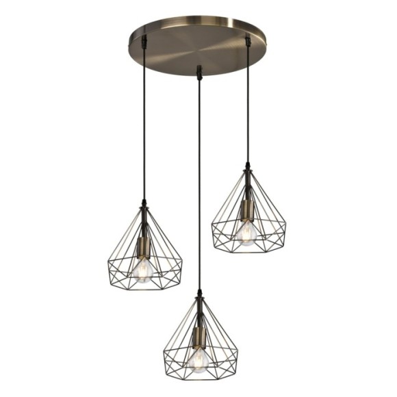 Lámpara colgante3xE27