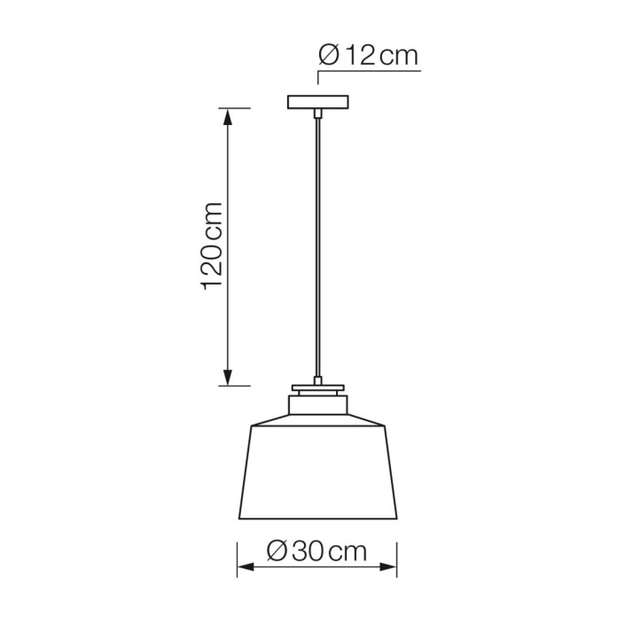 Lámpara colgante
1xE27
