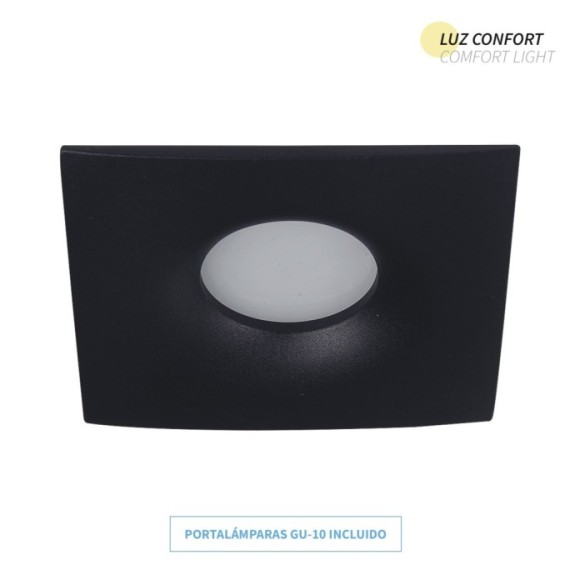 Empotrable cuadrado fijo