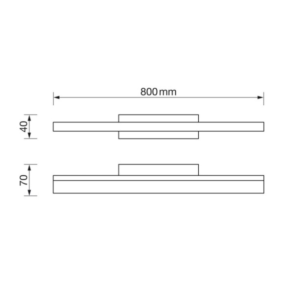 Aplique de baño 20W 4500K