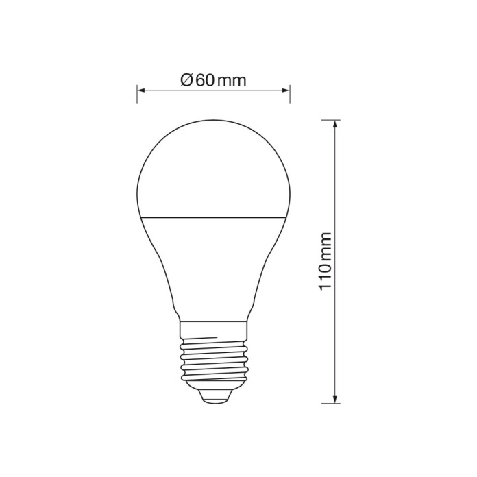 Standard E27 dimable RGB 10W led