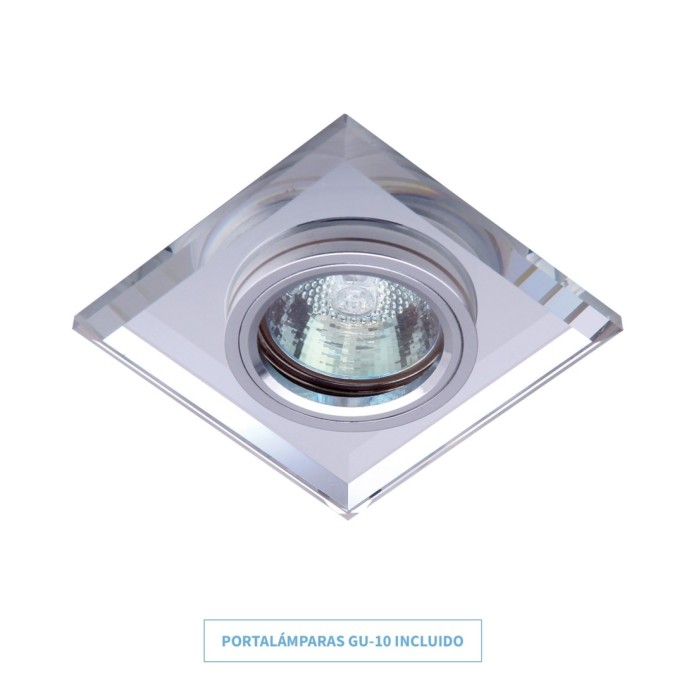 Empotrable cuadrado fijo