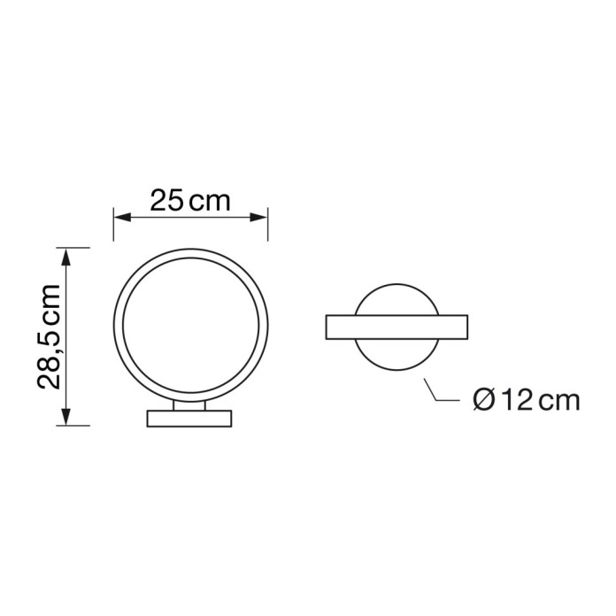 Sobremesa 12W dimable
