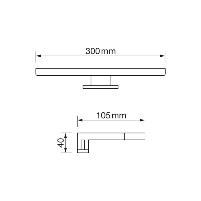 Aplique de baño 5W 4500K