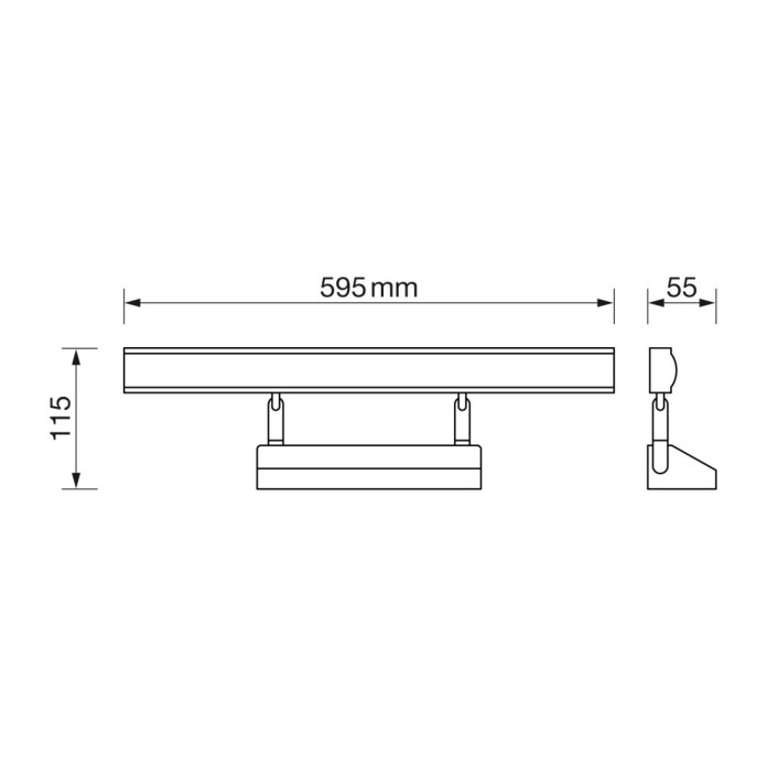 Aplique de baño 12W 4500K