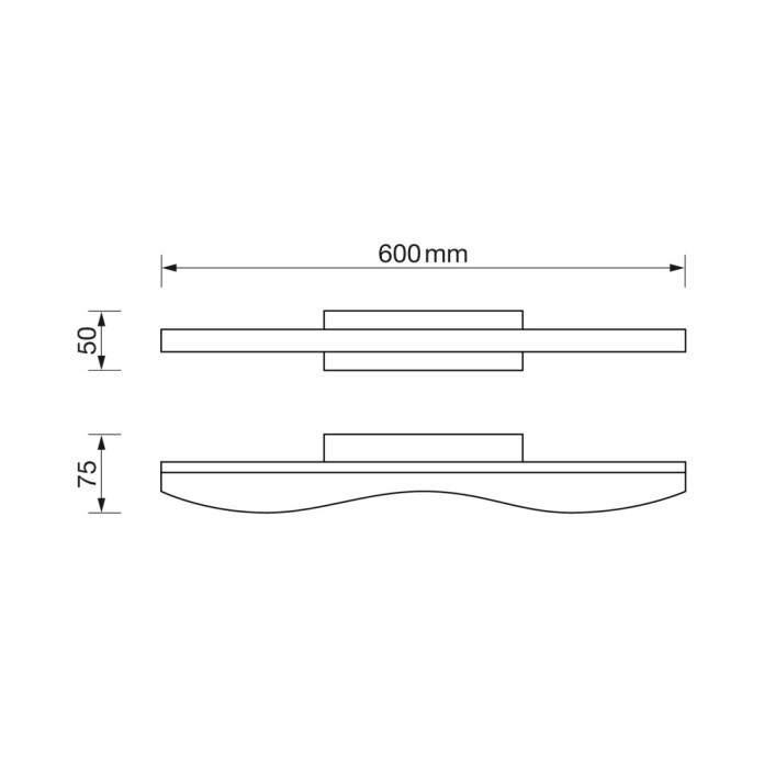 Aplique de baño 15W